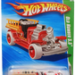 Hot Wheels 2010 - Collector # 052/240 - Treasure Hunts 8/12 - Old Number 5.5 (Fire Truck) - Red - White Tires with Red 5 Spokes - USA Card