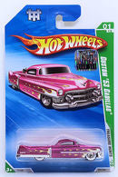 Hot Wheels 2010 - USA Collector # 045/240 - 'SUPER' Trea$ure Hunt$ 01/12 - Custom '53 Cadillac - Spectraflame Pink - USAfss