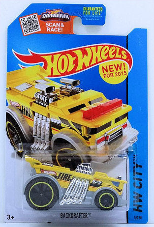 Hot Wheels 2015 - Collector # 005/250 - HW City / HW City Works - New Models - Backdrafter (Fire Truck)