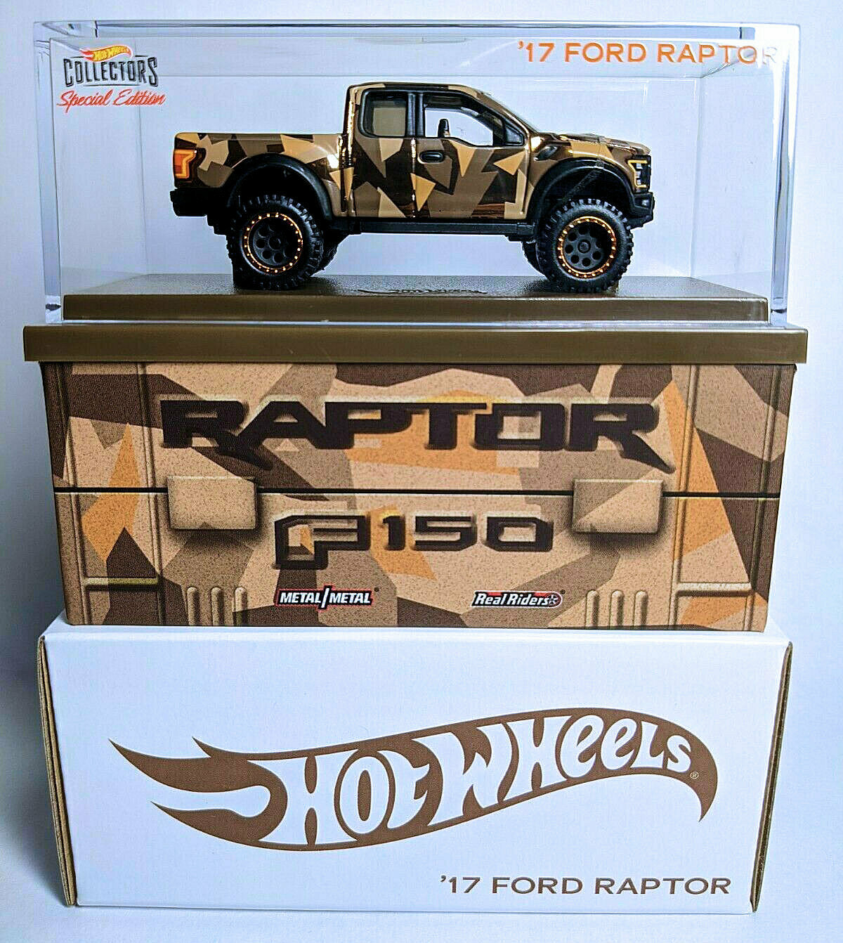 Hot Wheels 2021 - RLC Special Edition - '17 Ford Raptor - Camouflaged ...