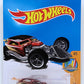 Hot Wheels 2017 - Collector # ???/365 - Surf's Up 4/5 - Hidden Super Treasure Hunt - Surf Crate - Spectraflame Dark Red - Real Riders - USA Card