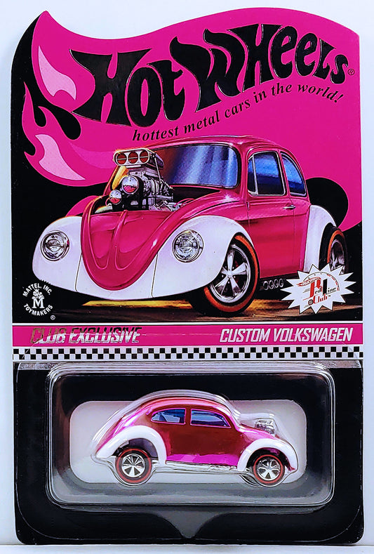 Hot Wheels 2019 - 33rd Annual Hot Wheels Collectors Convention / RLC Exclusive - Custom Volkswagen - Spectraflame Pink - Neo Classic Redline Wheels - Not Sold in Stores