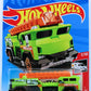 Hot Wheels 2019 - Collector # 172/250 - HW Rescue 7/10 - 5 Alarm (Fire Truck) - Neon Green / FIRE 15 RESCUE - USA Card