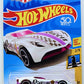 Hot Wheels 2018 - Collector # 267/365 - Checkmate 2/9 - Velocita - White - 'Month'