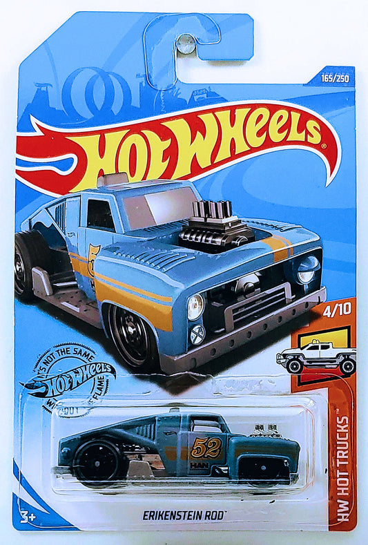 Hot Wheels 2020 - Collector # 165/250 - HW Hot Trucks 4/10 - New Models - Erikenstein Rod - Matte Blue - IC