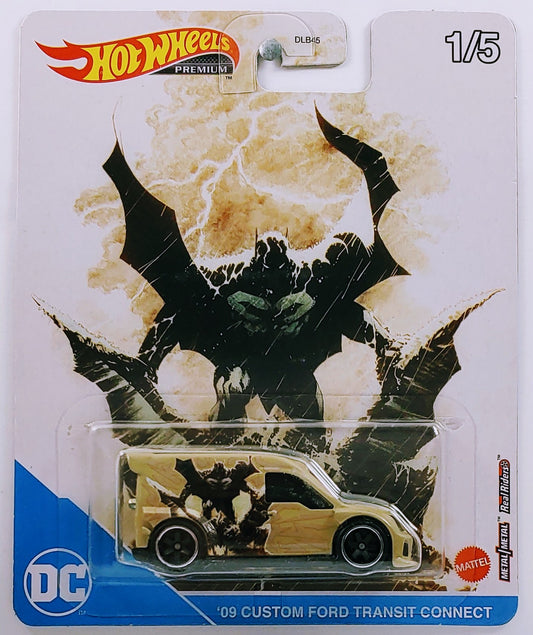 Hot Wheels 2022 - Premium / Pop Culture / DC Batman 1/5 - '09 Custom Ford Transit Connect