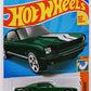 Hot Wheels 2022 - Collector # 192/250 - Muscle Mania 1/10 - '65 Mustang 2+2 Fastback - Green - USA
