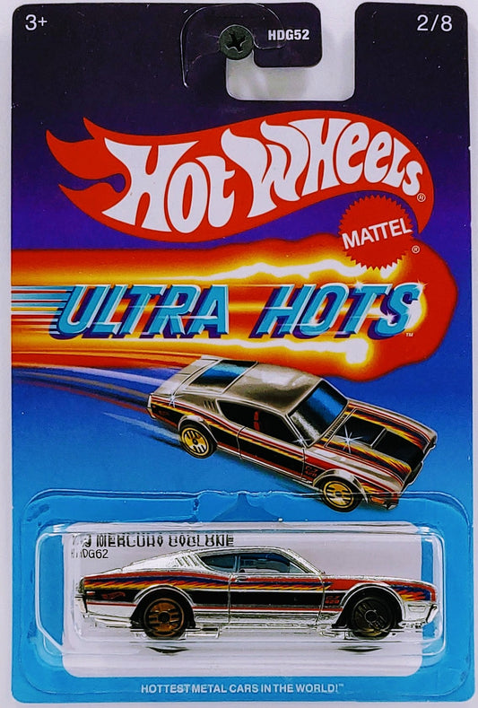 Hot Wheels 2022 - Ultra Hots 2/8 - '69 Mercury Cyclone - ZAMAC - Gold UH Wheels - Target Exclusive