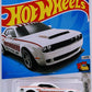 Hot Wheels 2022 - Collector # 198/250 - HW Drag Strip 4/10 - '18 Dodge Challenger SRT Demon - White / Ramchargers - USA