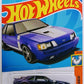 Hot Wheels 2022 - Collector # 221/250 - Muscle Mania 4/10 - '84 Mustang SVO - Purple - USA