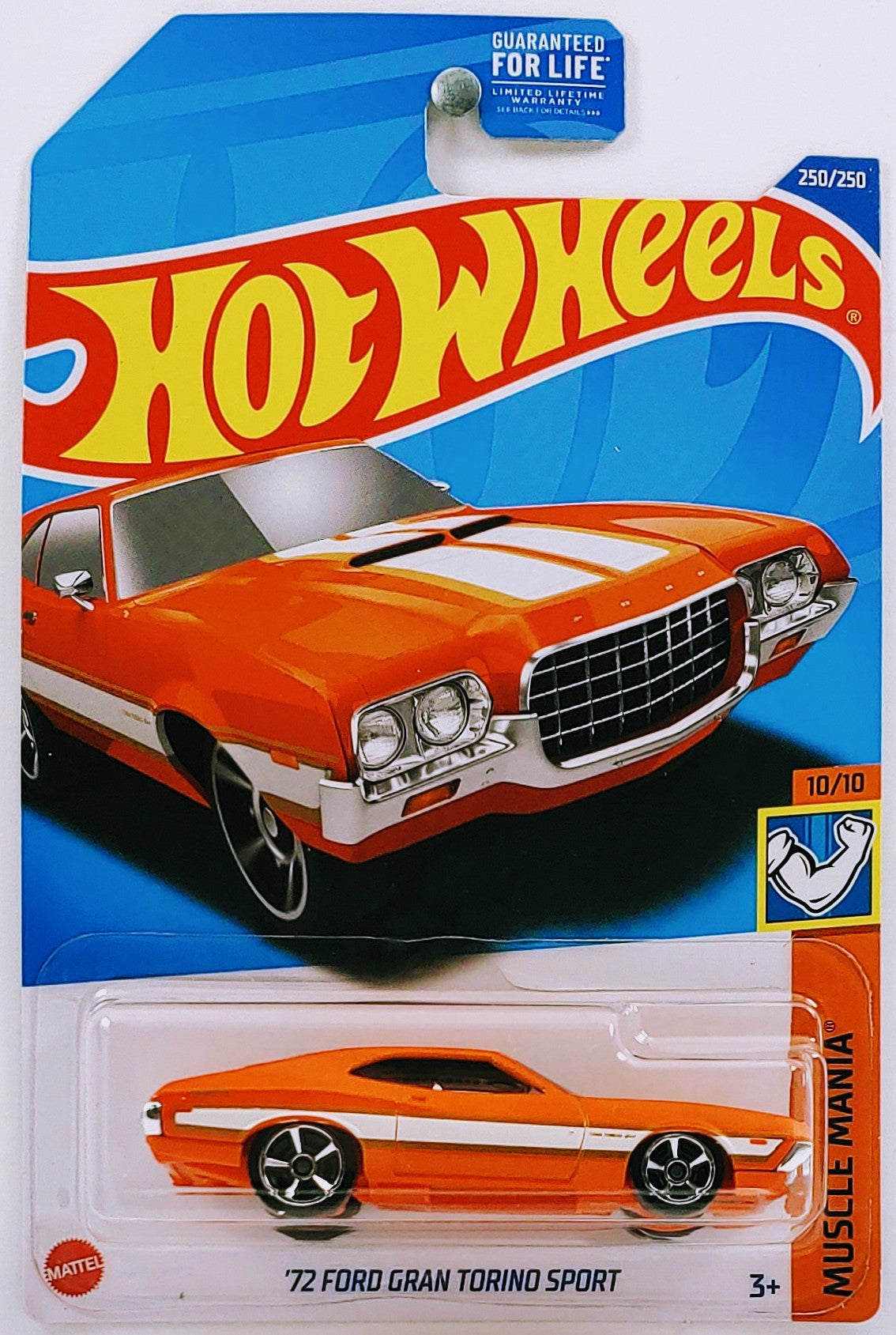 Hot Wheels 2022 - Collector # 250/250 - Muscle Mania 10/10 - '72