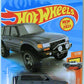 Hot Wheels 2021 - Collector # 226/250 - HW Hot Trucks 7/10 - New Models - Toyota Land Cruiser 80 - Gray - Baja5 Wheels - Smoke Windows - Black Interior - Black Plastic Base - USA Card