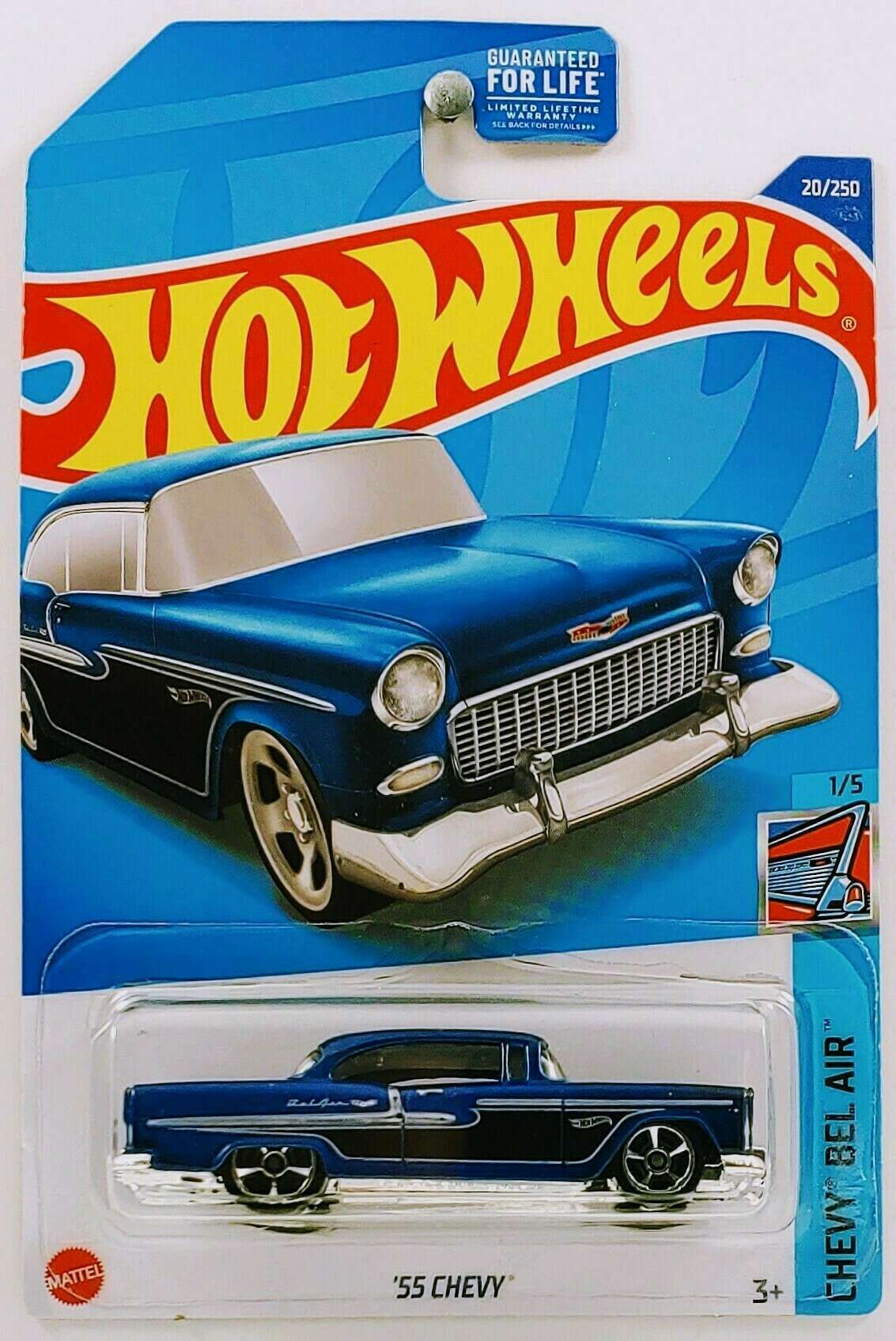 ホットウィール　COLLECTORS CHEVY BEL AIR 55 CHEVY BEL AIR GASSER “TRIASSIC-FIVE” のレビュー！Vettyの