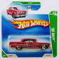 Hot Wheels 2009 - Collector # 052/172 - T-Hunt 10/12 - '55 Chevy - Metallic Magenta - Short Card