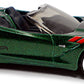 Hot Wheels 2019 - Theme / Exotic Auto Series 1/6 - '14 Corvette Stingray - Dark Green Metalflake - PR5 Wheels - Walmart Exclusive