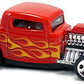 Hot Wheels 2017 - Collector # 146/365 - HW Flames 6/10 - '32 Ford - Red - USA Card