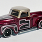 Hot Wheels 2012 - Collector # 058/247 - Treasure Hunt Series 08/15 - '52 Chevy - Metallic Pearl Maroon - Champagne Roof / Black & White Panel Graphics - USA Card