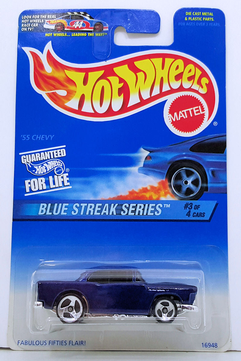 Hot Wheels 1997 - Collector # 575 - Blue Streak Series 3/4 - '55