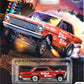 Hot Wheels 2018 - Premium / Car Culture / Drag Strip Demons 2/5 - '63 Chevy Nova - Red / II Much II Soon - Metal/Metal & Real Riders