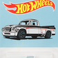 Hot Wheels 2019 - Theme / American Pickup Series 10/10 - '63 Studebaker Champ - White - Black 5 Spoke Wheels - Walmart Exclusive