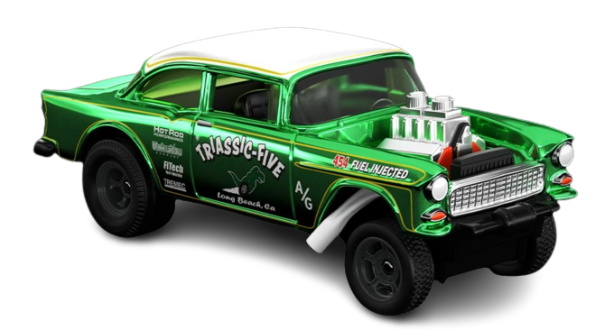 Hot Wheels 2021 HWC RLC Exclusive 55 Chevy Bel Air Gasser Spe KMJ Diecast II