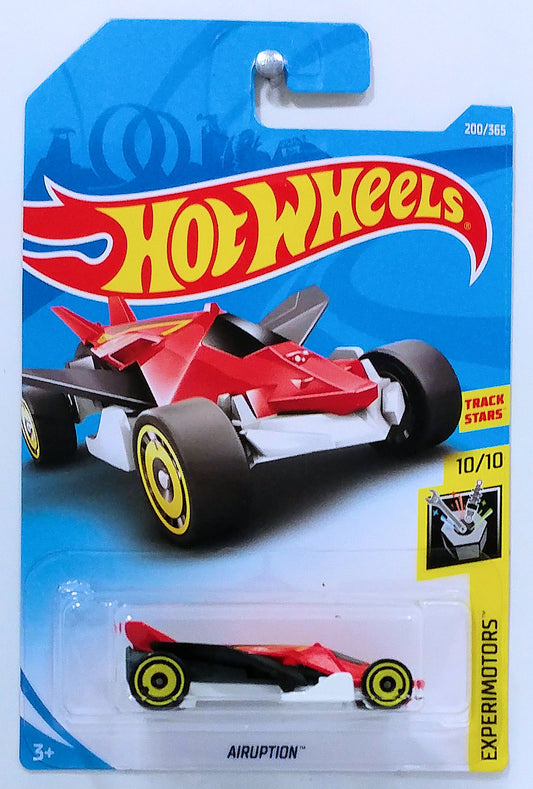 Hot Wheels 2018 - Collector # 200/365 - Experimotors 10/10 - New Models - Airuption - Red - IC