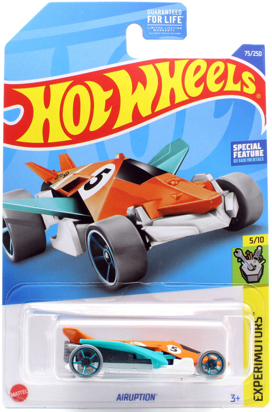 Hot Wheels 2022 - Collector # 075/250 - Experimotors 5/10 - Airuption - Orange & Teal