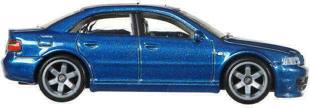Hot Wheels 2021 -  Premium / Car Culture / Deutschland Design 5/5 - Audi S4 Quattro - Blue - Metal/Metal & Real Riders