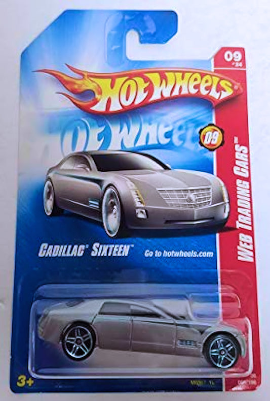 Hot Wheels 2008 - Collector # 085/196 - Web Trading Cars 9/24 - Cadillac Sixteen - Lite Gray