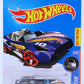 Hot Wheels 2016 - Collectors # 005/250 - HW Race Team 5/10 - 'Hidden' Super Treasure Hunt - Carbonic - Spectraflame Dark Blue - Real Riders - USA Card