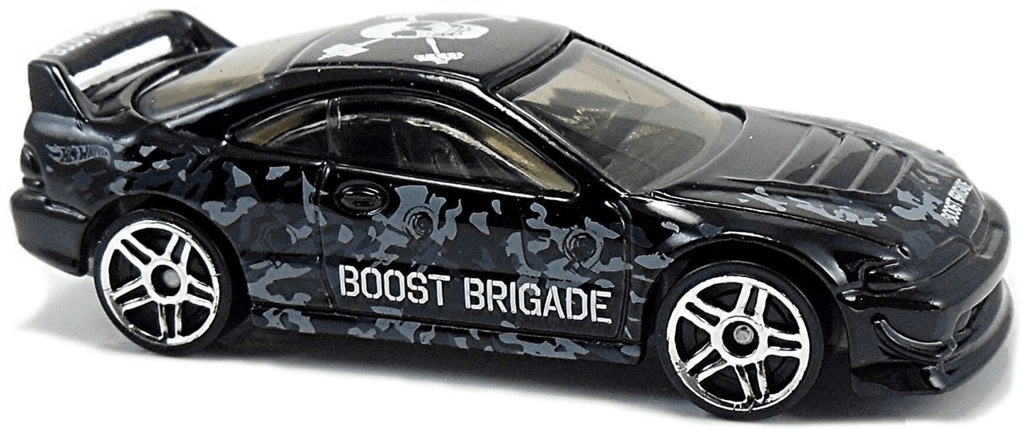 Hot Wheels 2018 - Collector # 213/365 - Nightburnerz 6/10 - Custom '01 Acura Integra GSR - Black - USA 50th Card