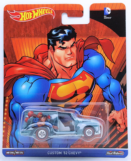 Hot Wheels 2016 - Pop Culture / DC Comics / Superman - Custom '52 Chevy - Superman - Metal/Metal & Real Riders