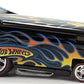 Hot Wheels 2005 - Collector # 133/183 - Treasure Hunts Bonus 13/12 - Customized VW Drag Bus - Black with Flames - Mail-In Only