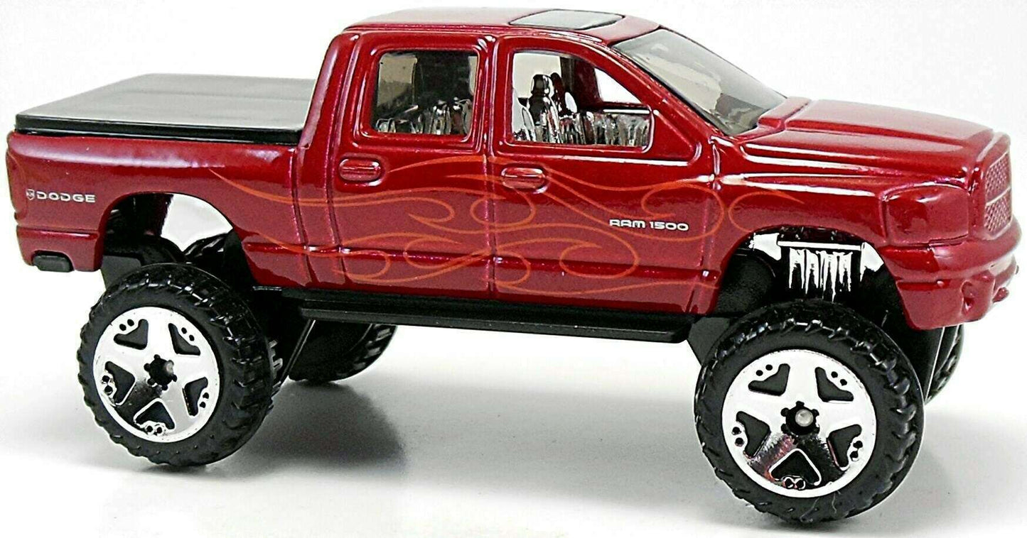 Hot Wheels 2007 - Collector # 005/180 - New Models 05/36 - Dodge Ram 1500 - Dark Red- USA