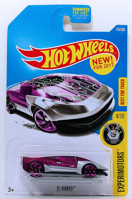 Hot Wheels 2017 - Collector # 173/365 - Experimotors - 4/10 - New Models - El Viento - Purple - USA