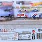 Hot Wheels 2019 - Premium / Car Culture / Mix 1 / Team Transport # 9 - '71 Datsun 510 - Fleet Flyer - Blue & White / BRE Racing - Metal/Metal & Real Riders - Large Blister Card
