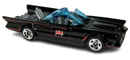 Hot Wheels 2007 Collector 015 156 First Editions 15 36 TV Batmobile Black Smooth Grille IC