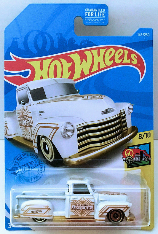 Hot Wheels 2021 - Collector # 146/250 - HW Art Cars 8/10 - La Troca - White / 'H' - USA Card