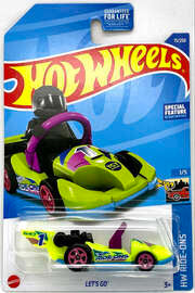 Hot Wheels 2022 - Collector # 015/250 - HW Ride-Ons 1/5 - Let's Go - Bright Green - USA Card