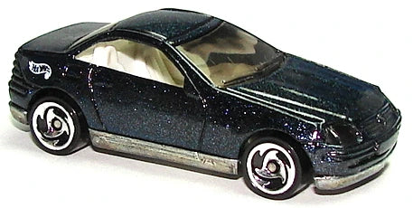Hot Wheels 1999 Collector 1025 Mercedes SLK Midnight Blue Meta KMJ Diecast II