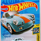 Hot Wheels 2021 - Collector # 171/250 - HW Speed Graphics 7/10 - Porsche 356 Outlaw - Sky Blue / Gulf Racing - USA Card