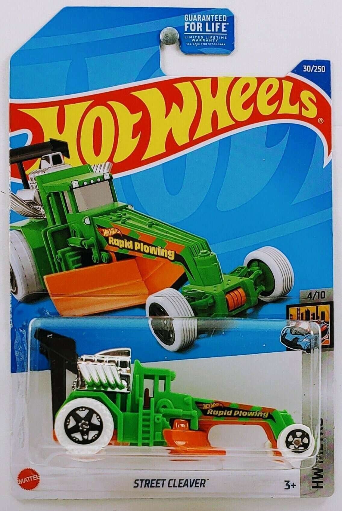 Hot Wheels 2022 - Collector # 030/250 - HW Metro 4/10 - Street Cleaver - Green - USA