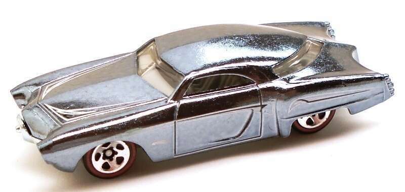 Hot Wheels 2009 - Classics Series 5 # 28/30 - Studa-Beaker - Spectraflame Steel Blue - Metal/Metal & 5 Spokes with Redlines - NEW Casting!