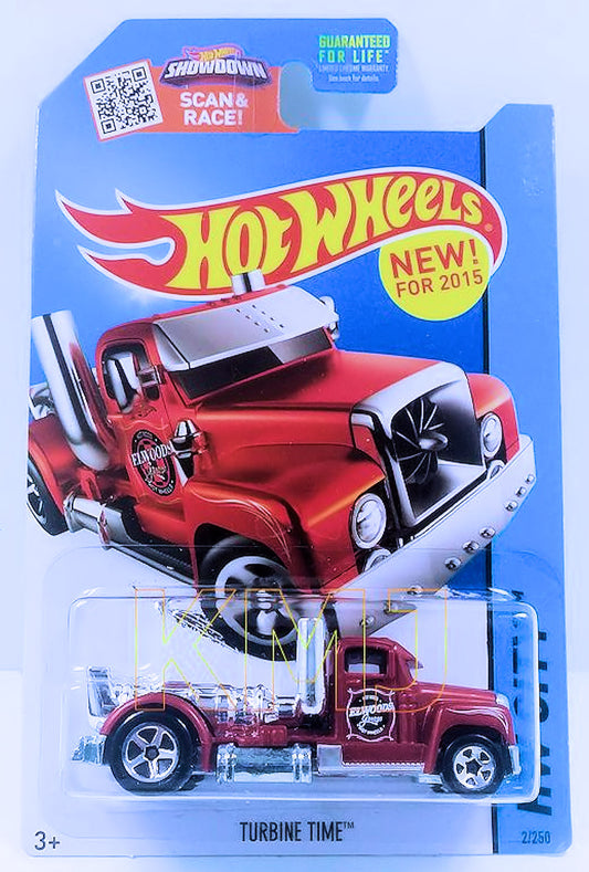 Hot Wheels 2015 - Collector # 002/250 - HW City / HW City Works / New Models - Turbine Time - Red - USA